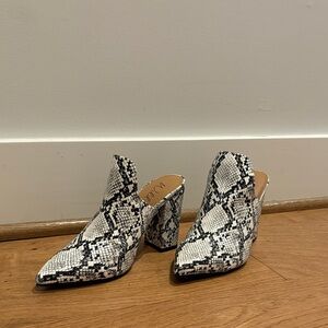 Wild Pair Snakeskin Women's Booties